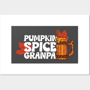 Pumkin Spice Grandpa Posters and Art